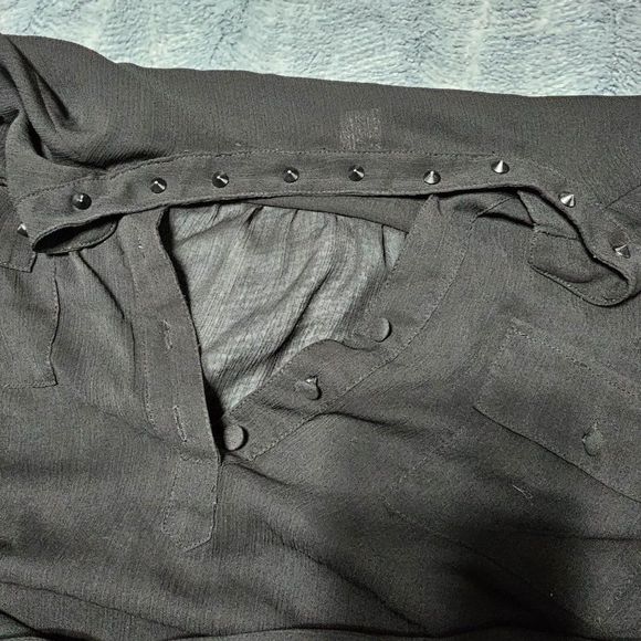Torrid Blouse with Stud Spikes on Neck - Picture 4 of 5